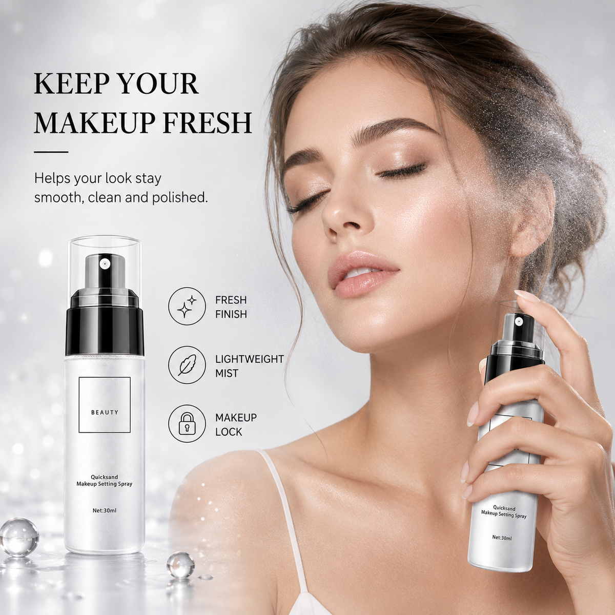 Mattifying Waterproof Makeup Setting Spray