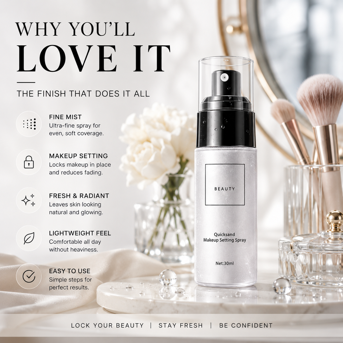 Mattifying Waterproof Makeup Setting Spray